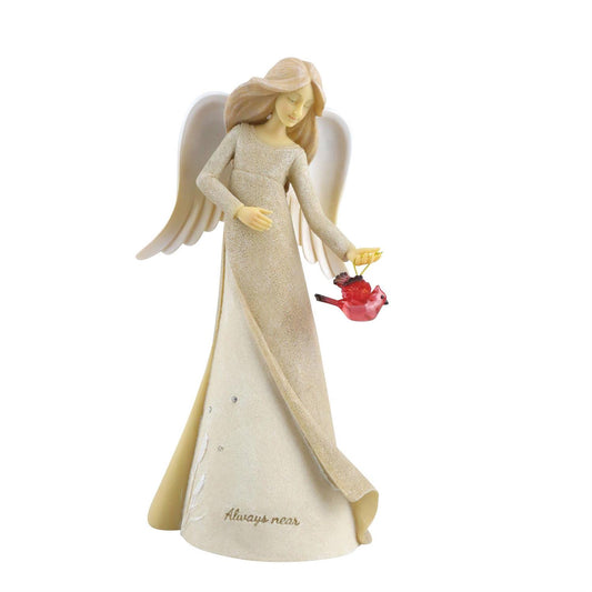 Expressions Always Near Angel Figurine 6011714 by Enesco's Foundations