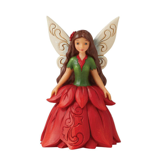 Poinsettia Fairy Figurine 6011857 by Jim Shore