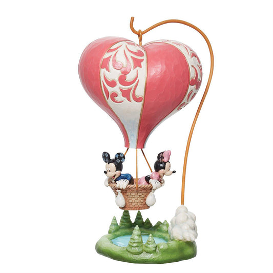 Disney's Mickey and Minnie Heart-Air Ball Figurine 6011916 by Jim Shore