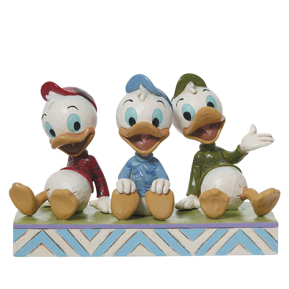 Disney's Huey Dewey & Louie Sitting Figurine 6011933 by Jim Shore