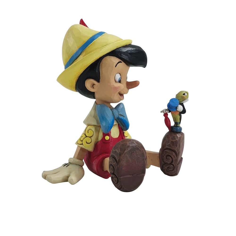 Disney's Pinocchio & Jiminy Sitting Figurine 6011934 by Jim Shore