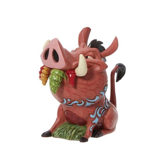 Disney's The Lion King Pumbaa Mini Figurine 6011937 by Jim Shore