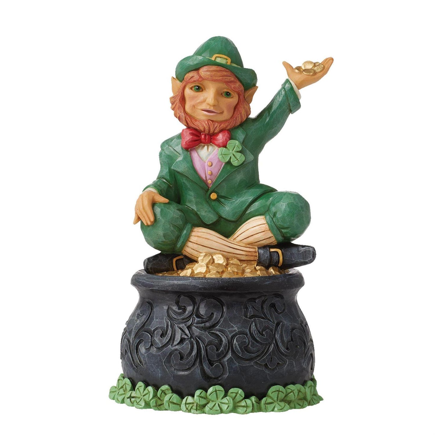 Leprechaun On Pot of Gold Figurine 6012263 by Jim Shore