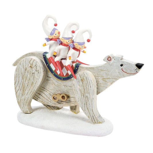 Disney's The Nightmare Before Christmas Polar Bear Ride Figurine 6012294