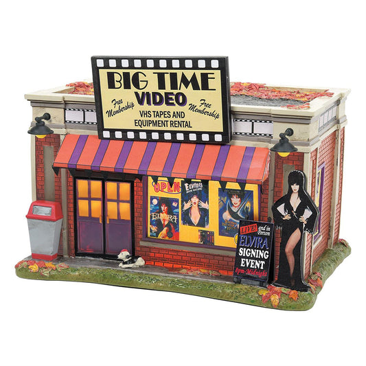 Elvira's Big Time Video Store 6012297 by Department 56