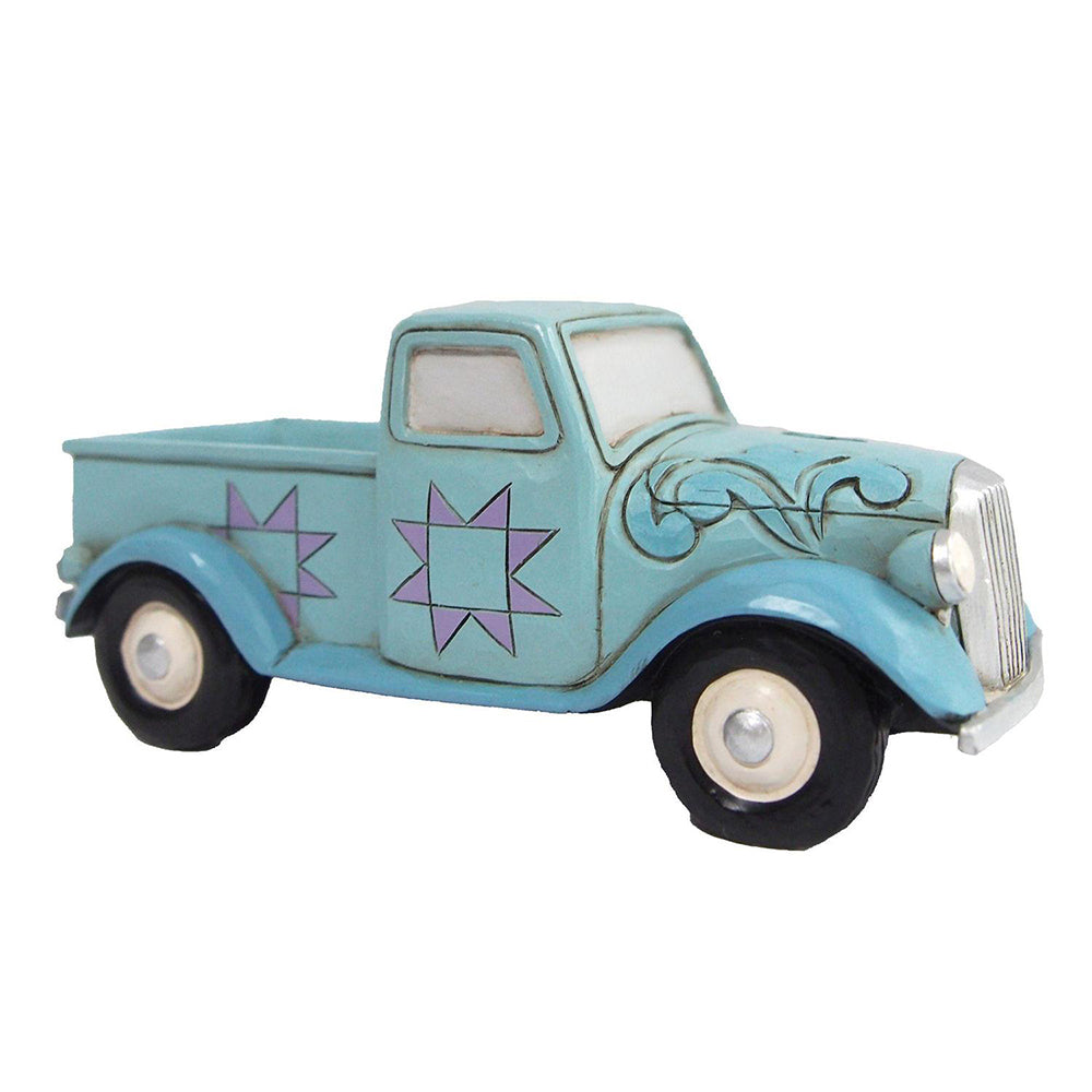 Mini Blue Pickup Truck Figurine 6012428 by Jim Shore