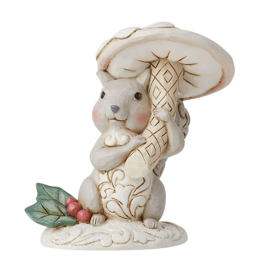 Woodland Squirrel with Mushroom Figurine 6012686 by Jim Shore