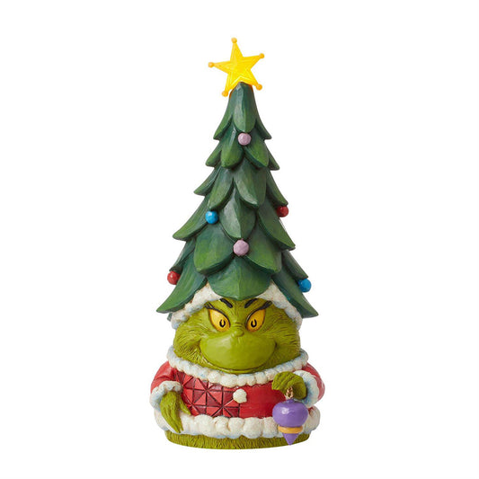 Jim Shore Grinch Gnome with Tree Hat Figurine 6012703