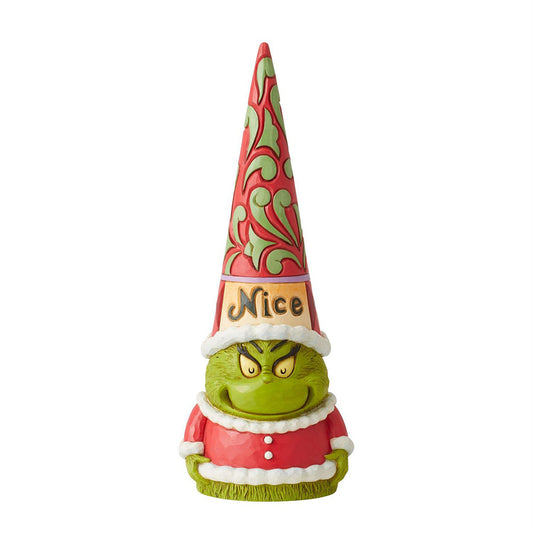 Naughty Nice Grinch Gnome Figurine 6012704 by Jim Shore