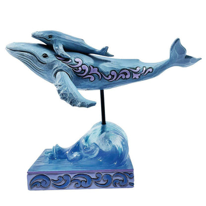 Jim Shore Blue Whales Figurine 601280