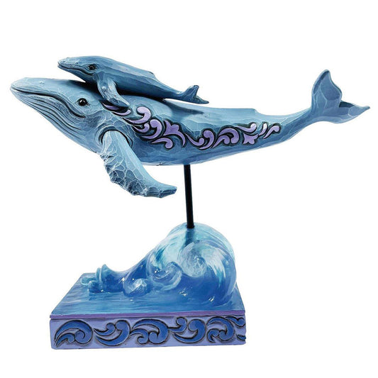 Jim Shore Blue Whales Figurine 601280