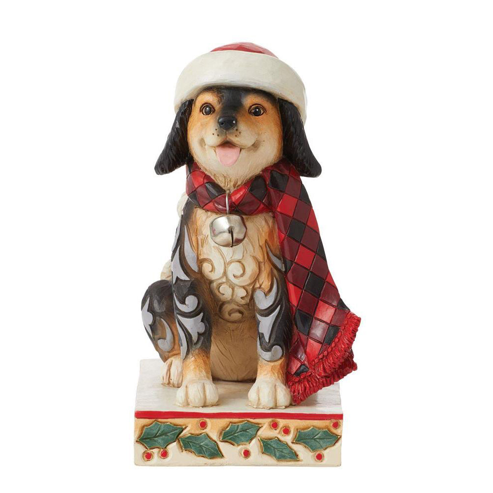 Highland Glen Dog Plaid Scarf Figurine 6012867 by Jim Shore