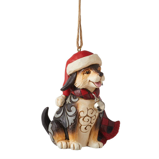 Highland Glen Dog Wear Plaid Scarf Ornament 6012875 by Jim Shore