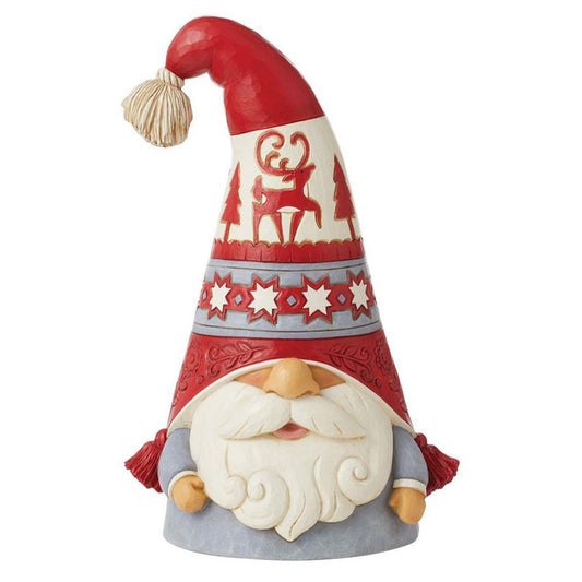 Nordic Noel Gnome Flap Hat Figurine 6012893 by Jim Shore