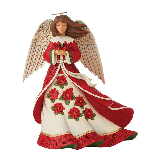 Red Christmas Angel Figurine 6012940 by Jim Shore