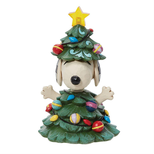 Peanuts Snoopy As Christmas Tree Figurine 6013042 by Jim Shore