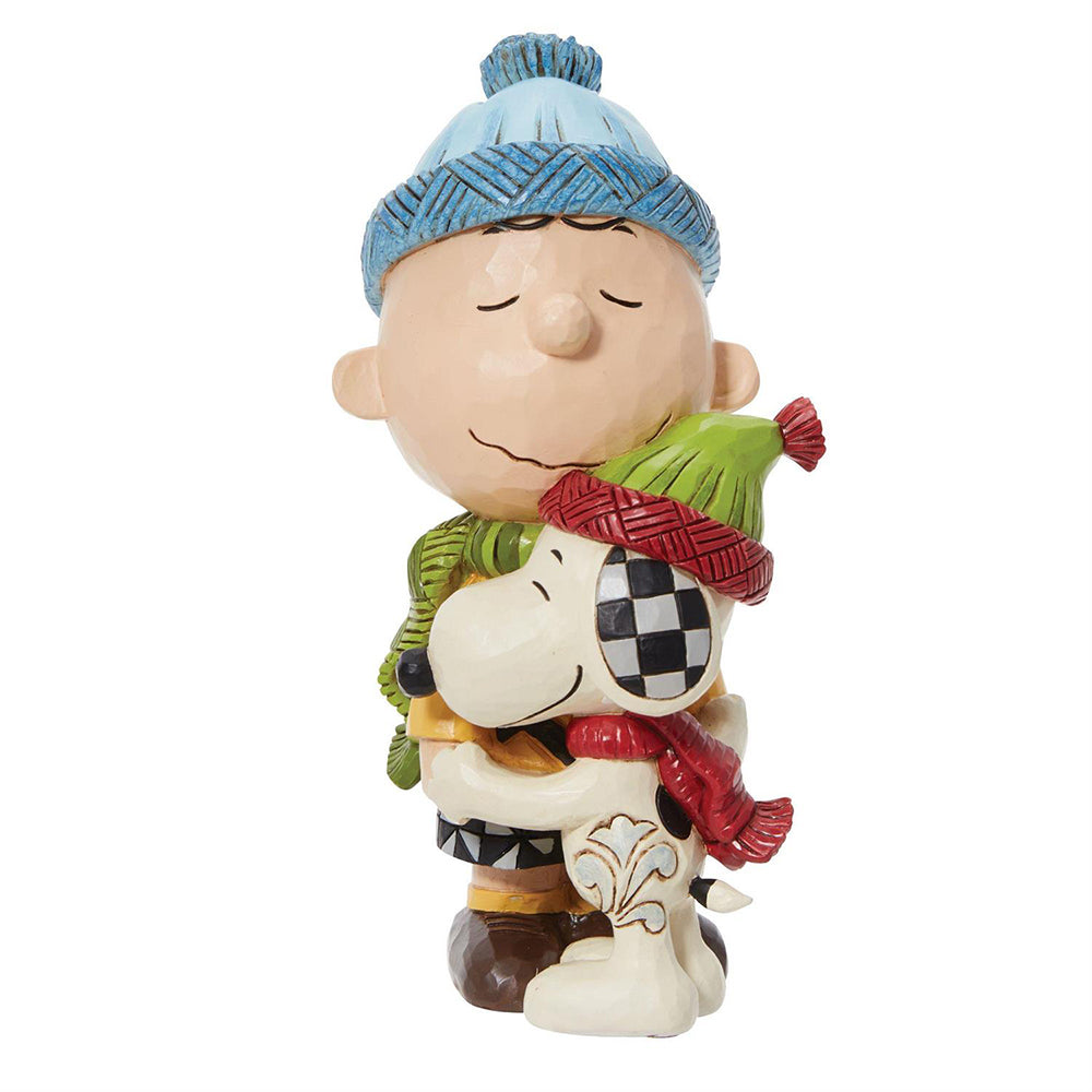 Peanuts Snoopy & Charlie Brown Hugging Figurine 6013043 by Jim Shore