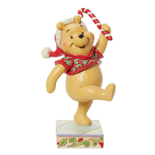 Disney's Pooh Christmas Candycane Figurine 6013062 by Jim Shore