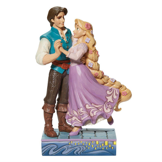 Disney's Rapunzel & Flynn Love Figurine 6013071 by Jim Shore