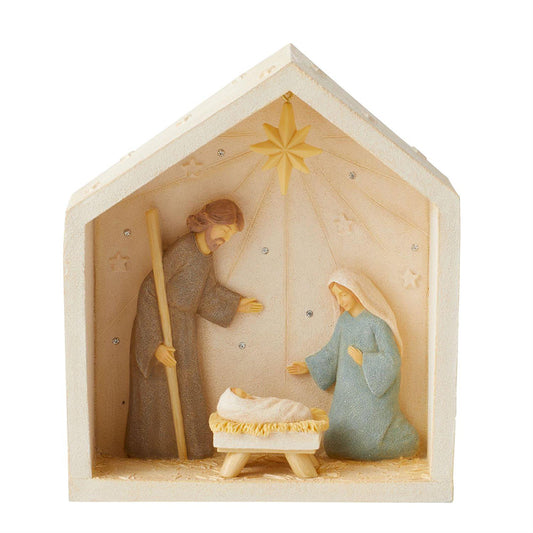 Nativity Creche Figurine 6013087 by Enesco's Foundations