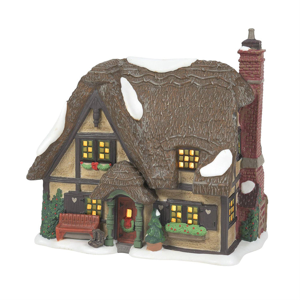 Master Thatcher's Cottage 6013417 by Department 56