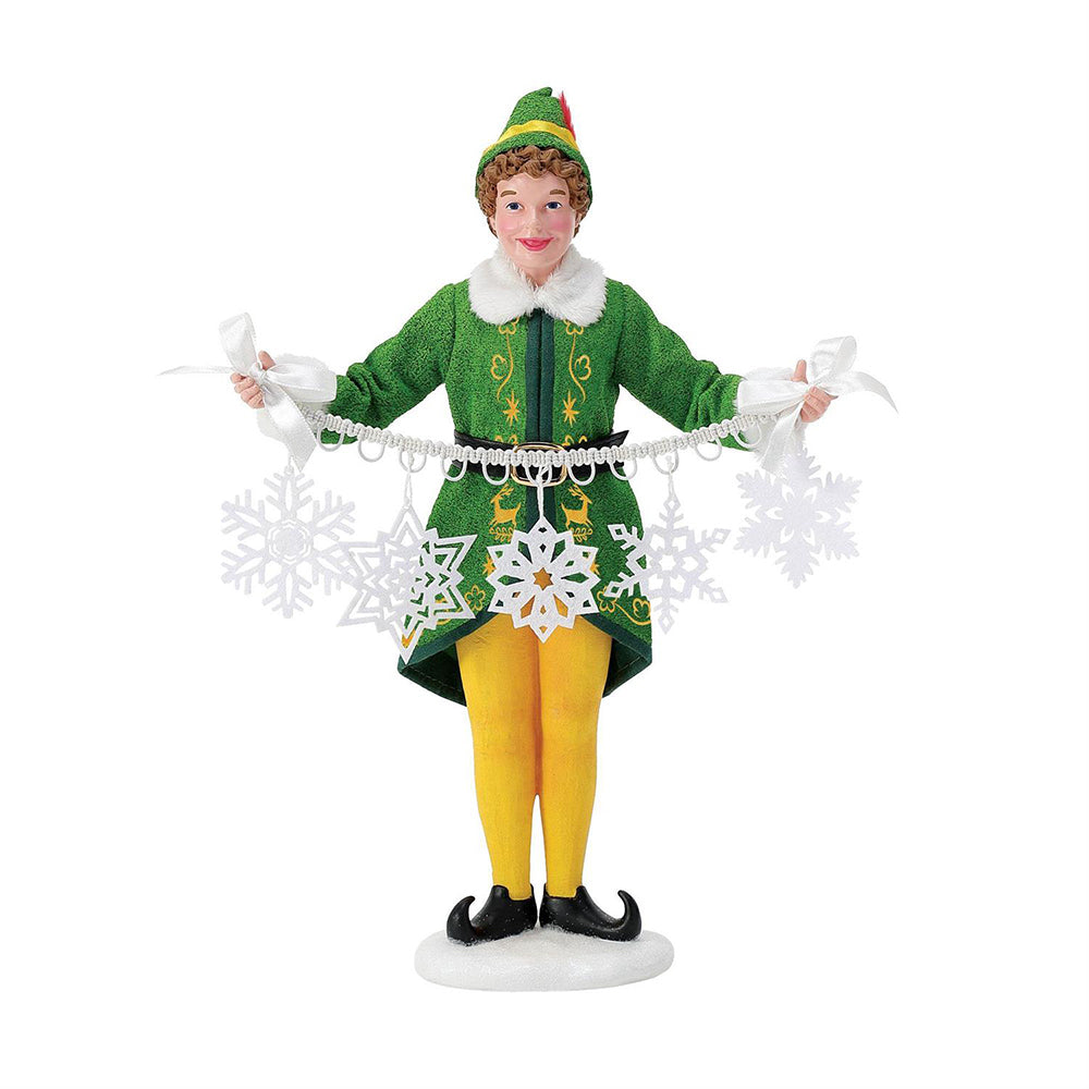 Buddy Making Snowflakes Figurine 6013709 by Department 56