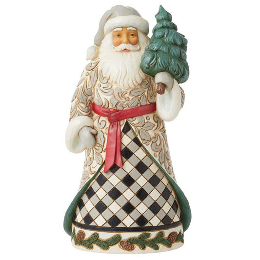 Plaid Santa Figurine 6013949 by Jim Shore