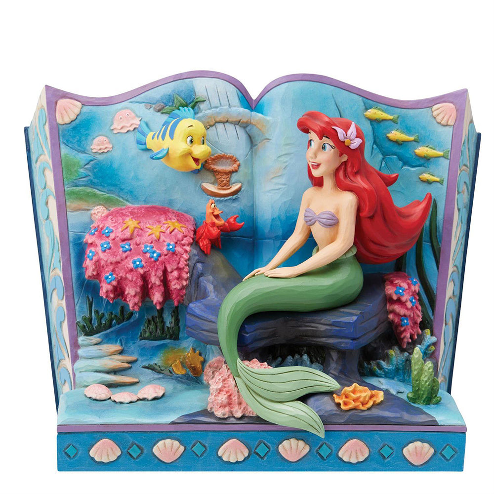 Disney's The Little Mermaid Storybook Figurine 6014323 by Jim Shore