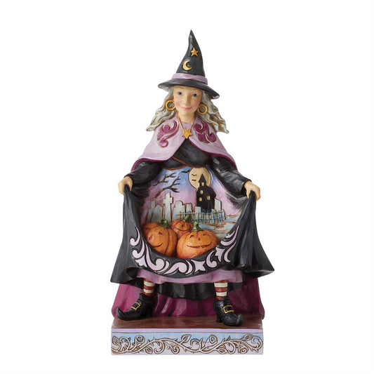 Witch with Pumpkins Skirt Figurine 6014481 by Jim Shore