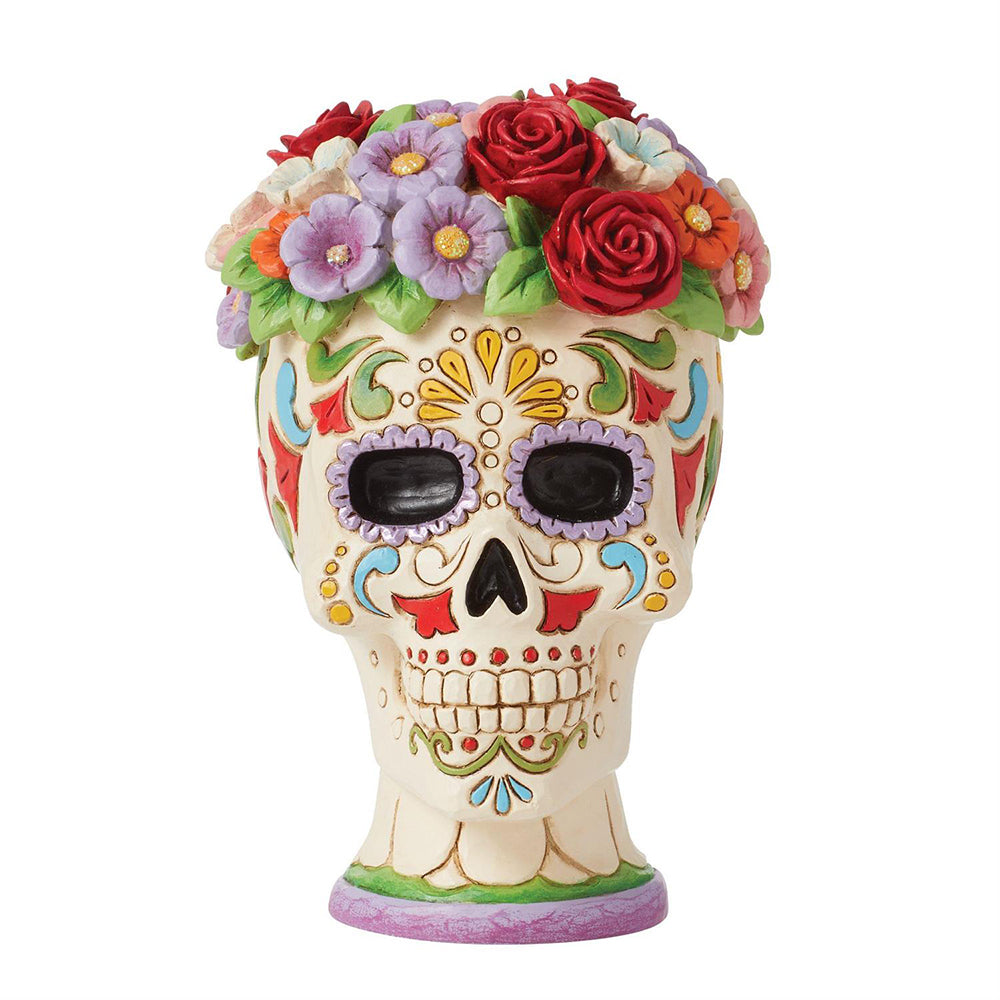 Day Of Dead Skull Halo Figurine 6014486 by Jim Shore