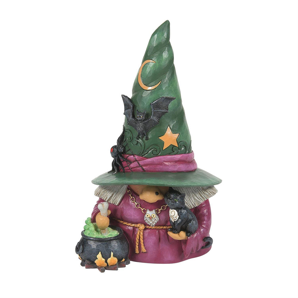 Witch Gnome with Cauldron Figurine 6014490 by Jim Shore