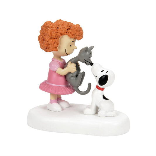 Department 56 Peanuts Frieda & Faron Meet Snoopy Figurine 6014530