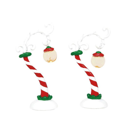 Department 56 The Grinch Streetlights - Set of Two, 6014705