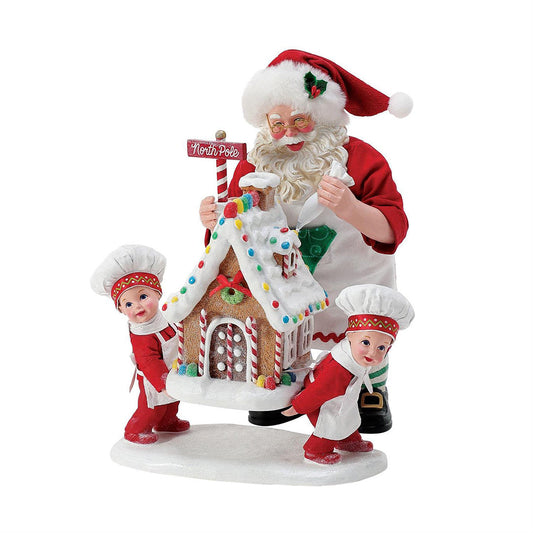 Department 56 Little Bakers Santa Figurine 6014771