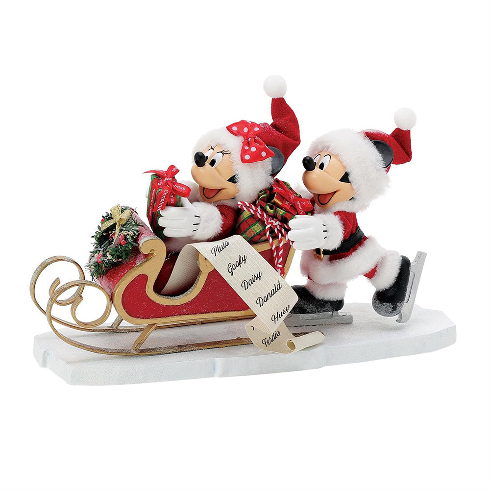 Fun on Ice Mickey and Minnie Figurine 6014775 by Department 56