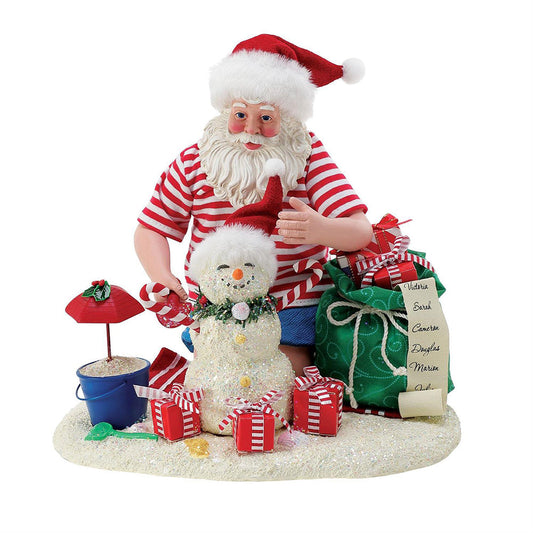Department 56 Another Day in Paradise Santa Figurine 6014787