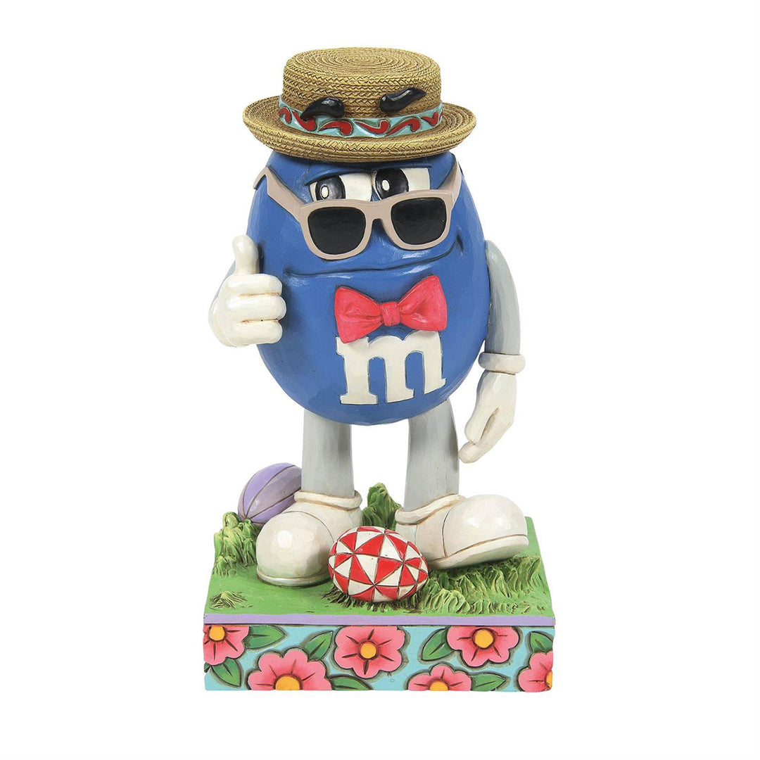 M&M'S Blue Character with Bowtie Figurine 6014811 by Jim Shore