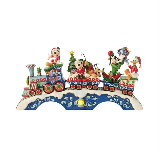 Jim Shore Disney's Mickey & Friends Train Figurine 6014996