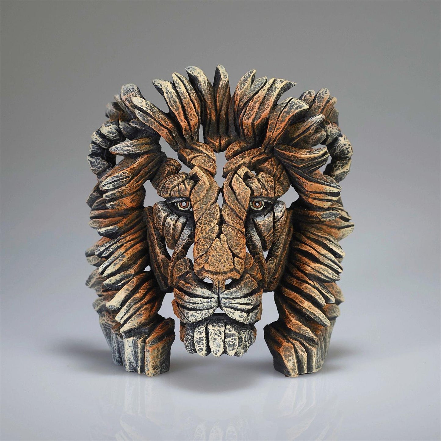 Edge Sculpture Miniature Lion Bust Figure Sculpture 6014999
