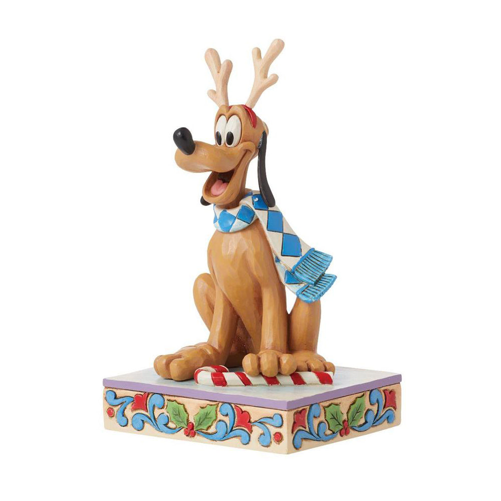 Disney's Pluto Christmas Holiday Figurine 6015012 by Jim Shore