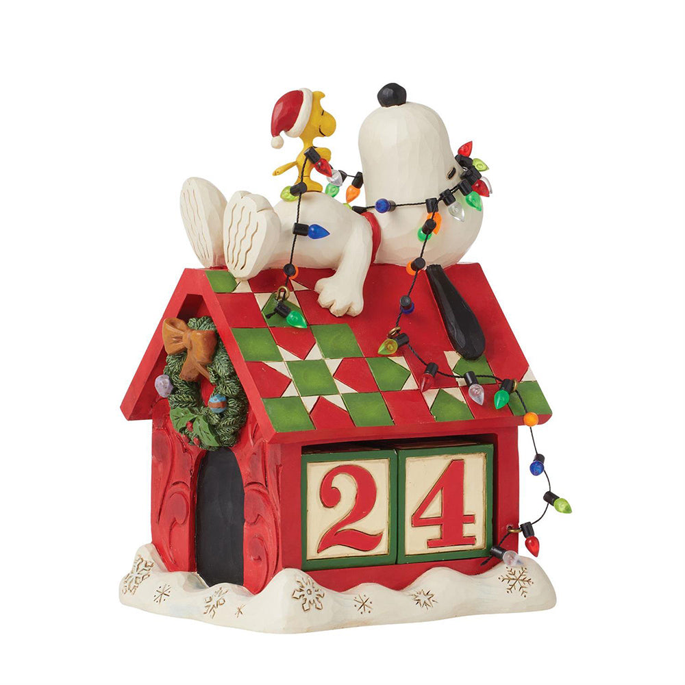 Peanuts Snoopy's Countdown Calendar Figurine 6015027 by Jim Shore