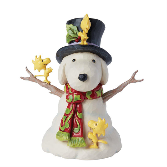 Peanuts Snoopy Snowman Figurine 6015031 by Jim Shore