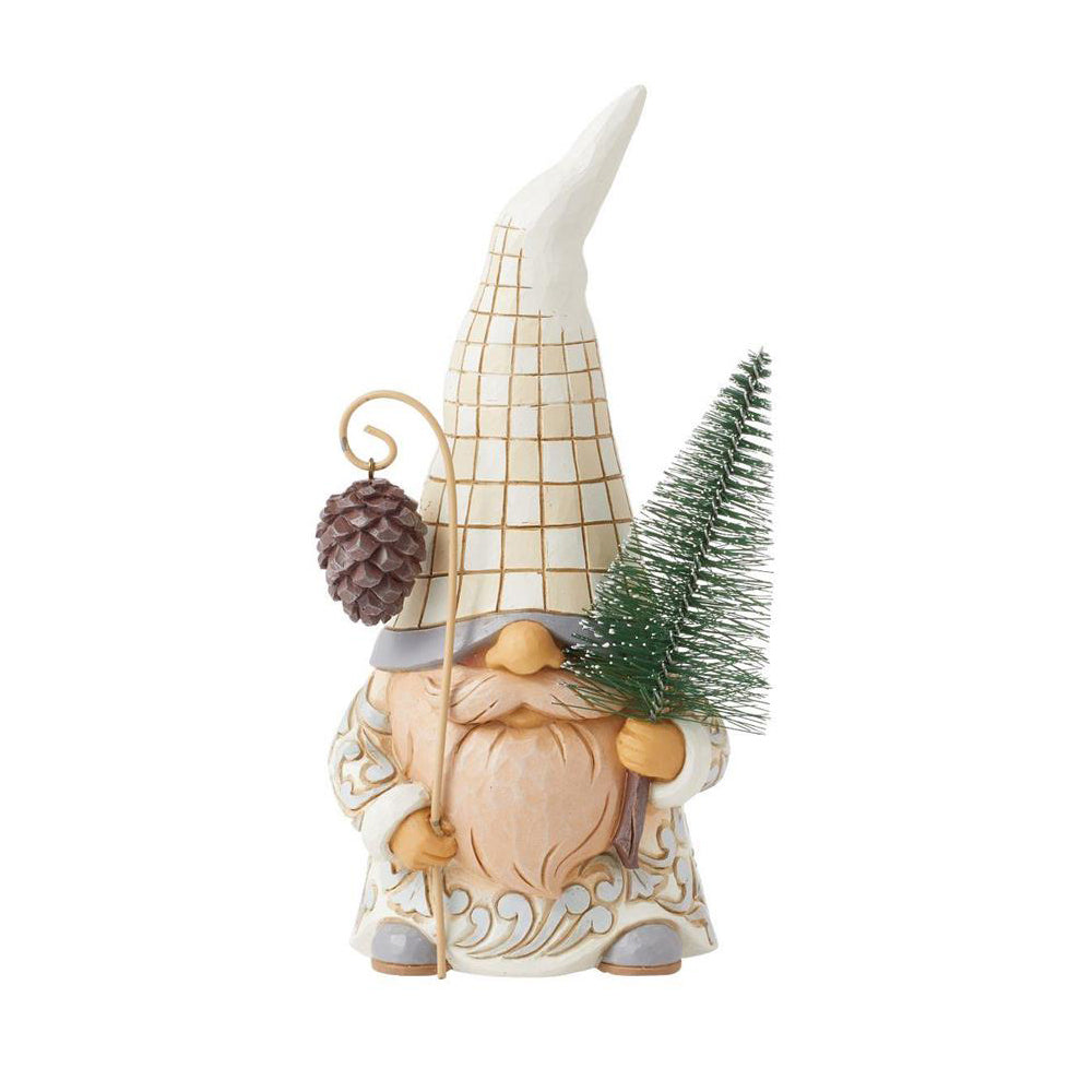 Woodland Gnome with Sisal Tree Figurine 6015160 by Jim Shore