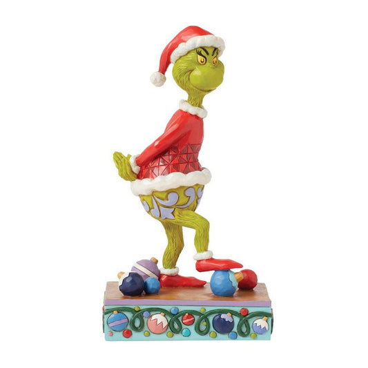 Jim Shore Grinch Stepping on Ornaments Figurine 6015219