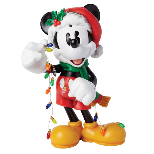 Disney's Holiday Big Figurine Mickey 6015326 by Disney Showcase