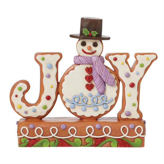 Gingerbread JOY Figurine 6015434 by Jim Shore