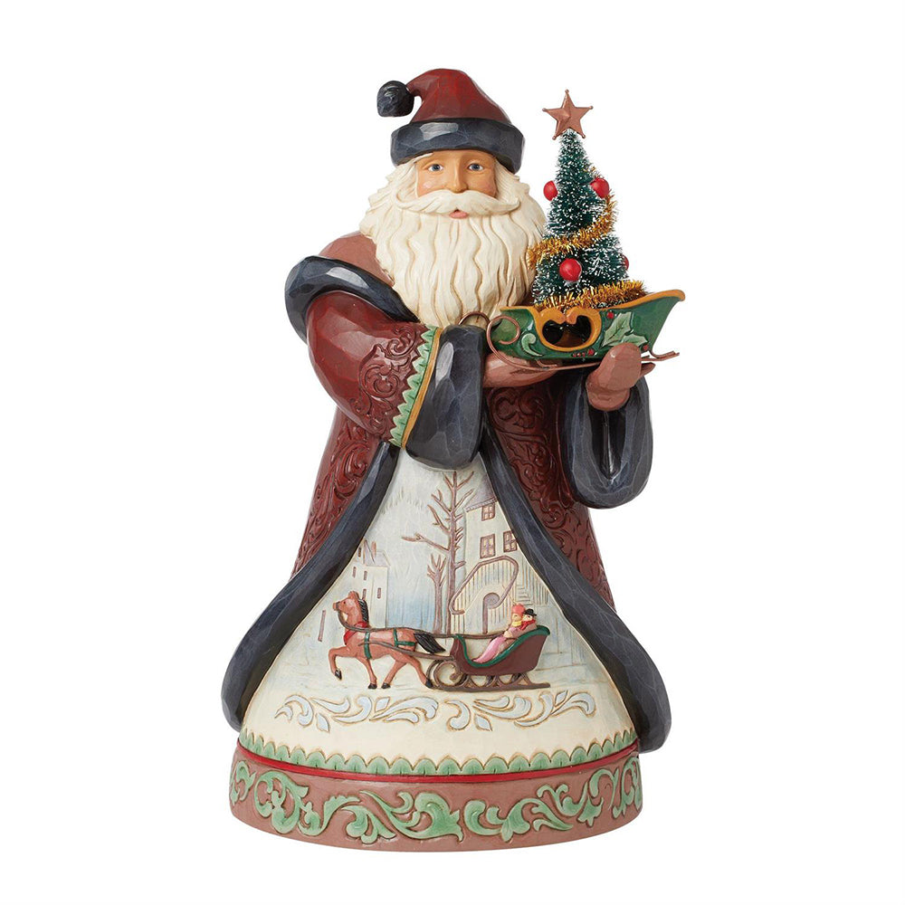 Holiday Manor Santa Sled Figurine 6015488 by Jim Shore