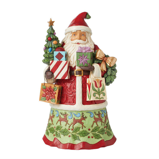 Santa with Gifts Bags Figurine 6015501 by Jim Shore