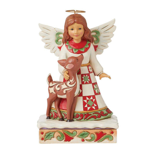 Jim Shore Angel with Deer Figurine 6015532