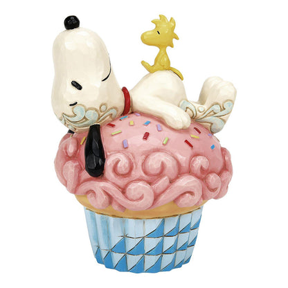 Peanuts Snoopy Laying on Cupcake Figurine 6016266 by Jim Shore